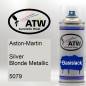 Preview: Aston-Martin, Silver Blonde Metallic, 5079: 400ml Sprühdose, von ATW Autoteile West.